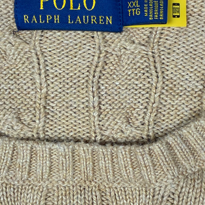 beige Polo Ralph Lauren knittedsweater {XXL}
