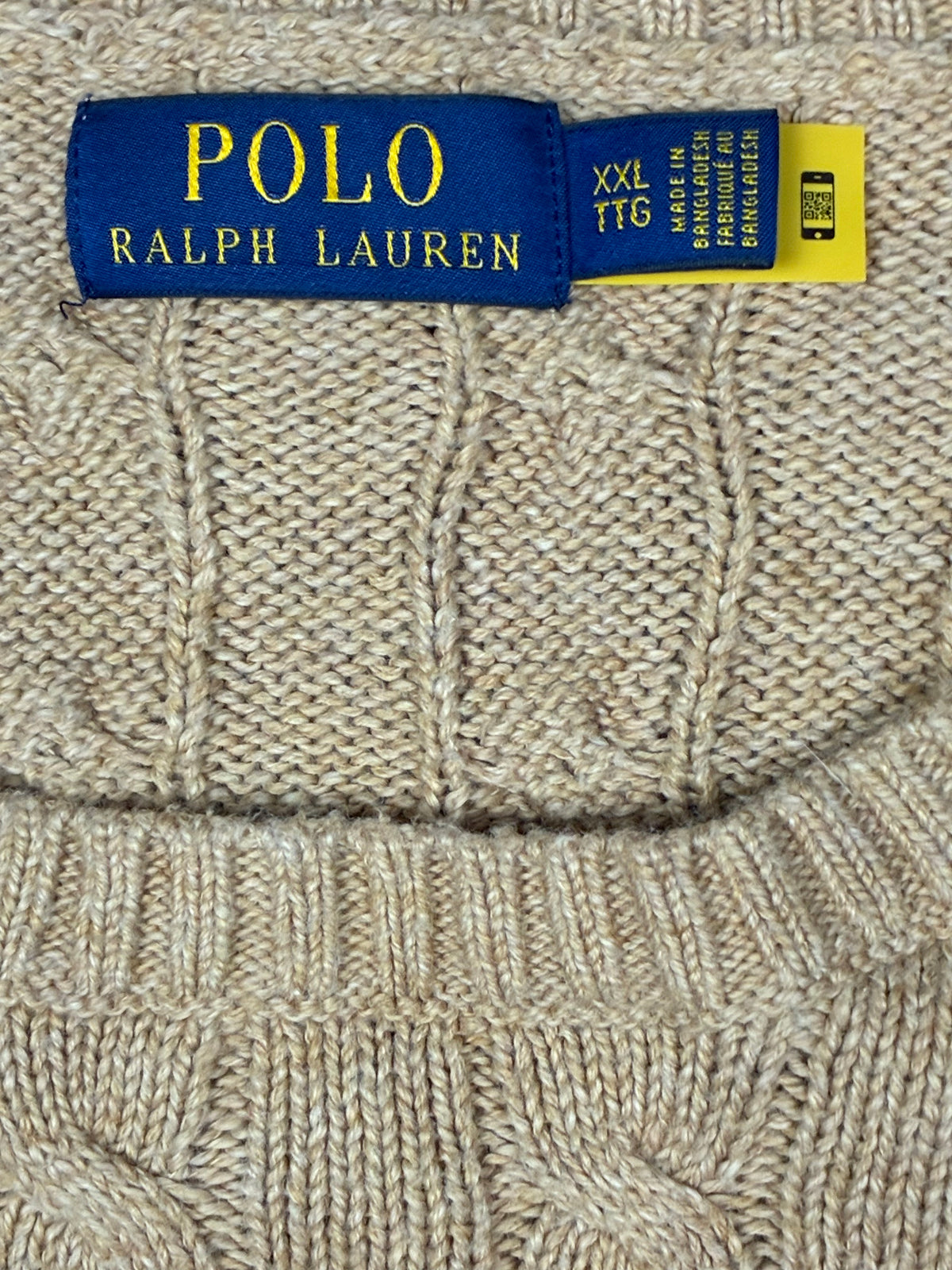 beige Polo Ralph Lauren knittedsweater {XXL}