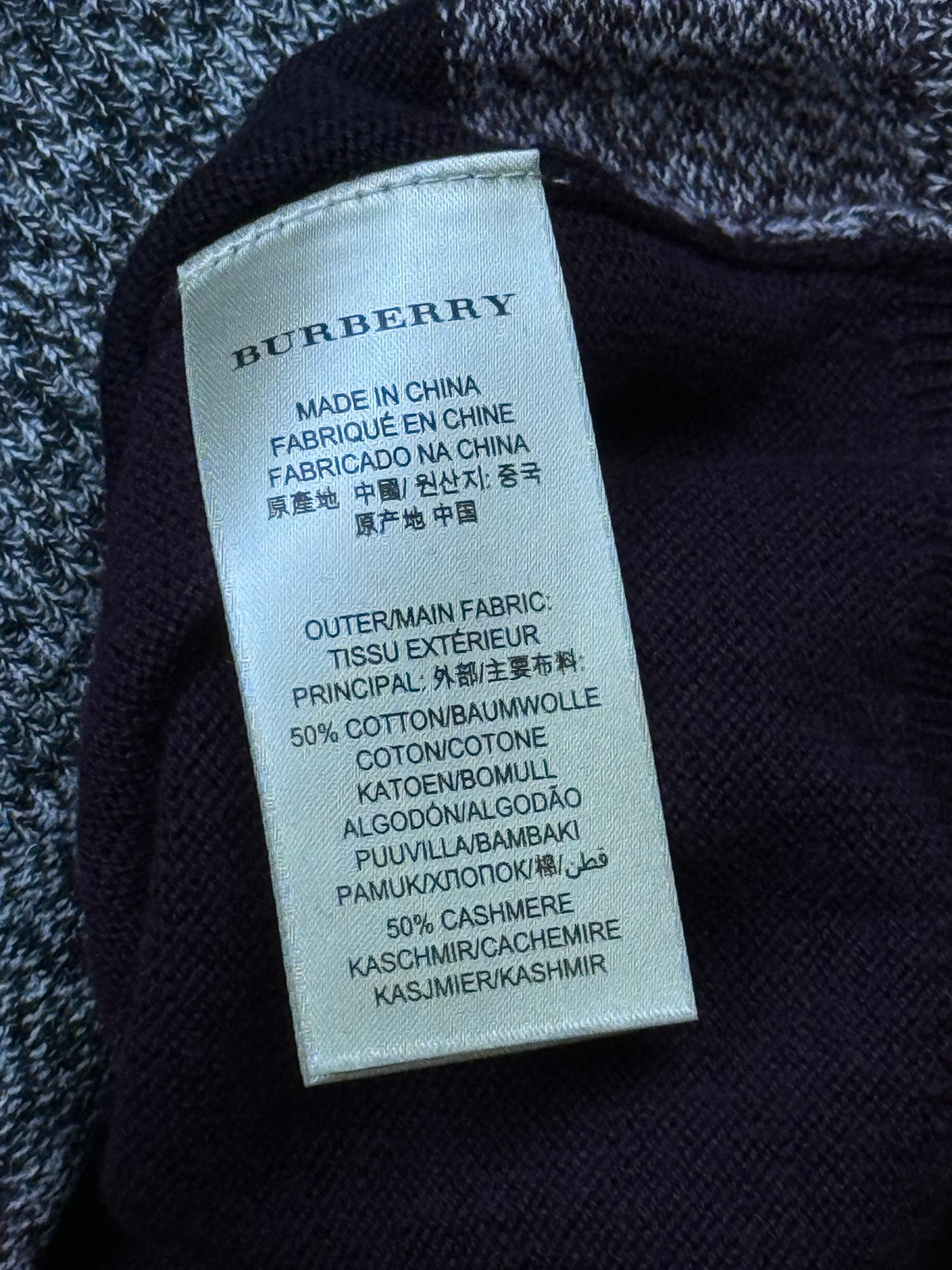 vintage Burberry knittedsweater