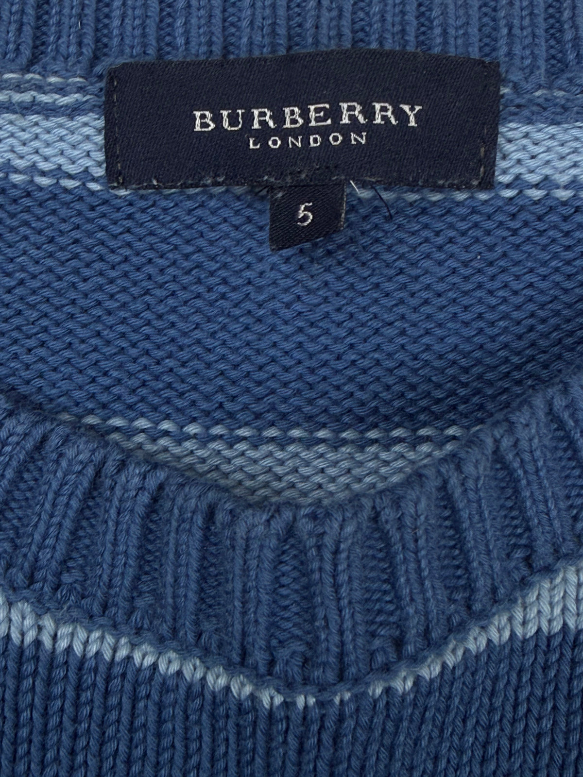 vintage Burberry knittedsweater {L}
