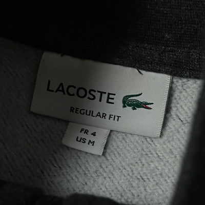 dark grey Lacoste sweatjacket {M}
