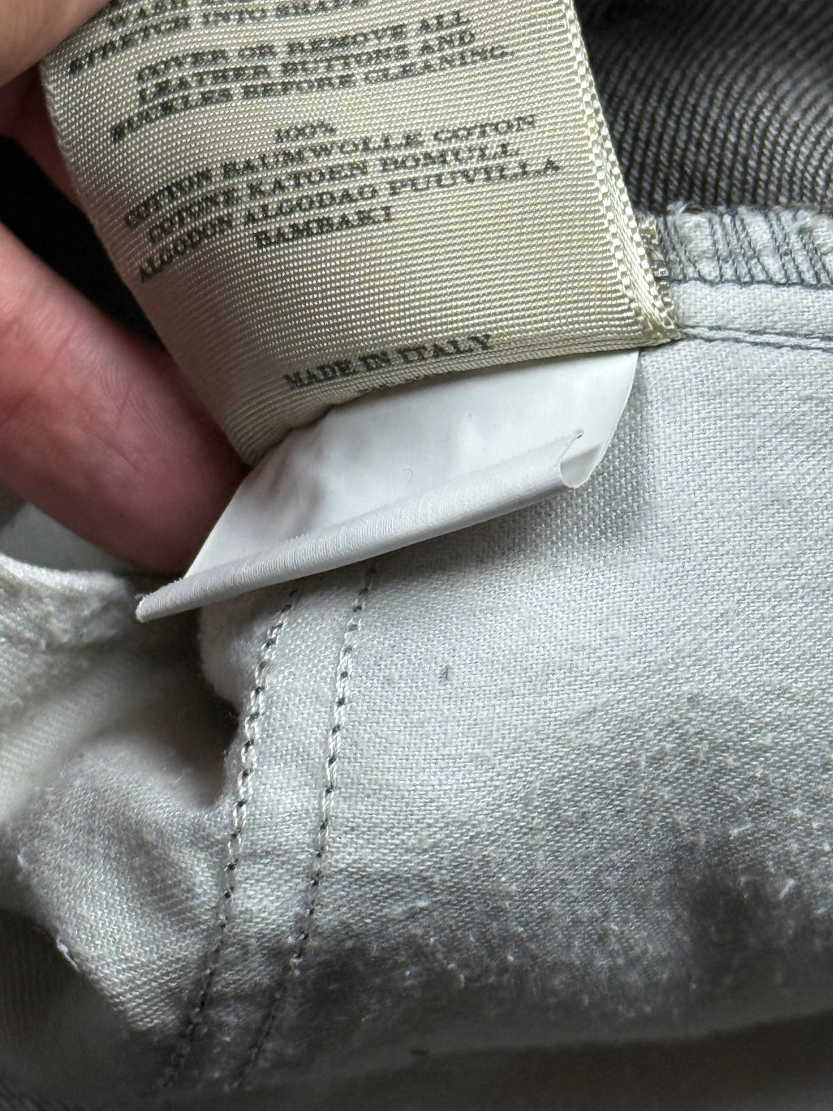 vintage Burberry jeans