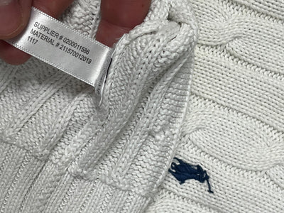 white Polo Ralph Lauren knittedsweater {M}