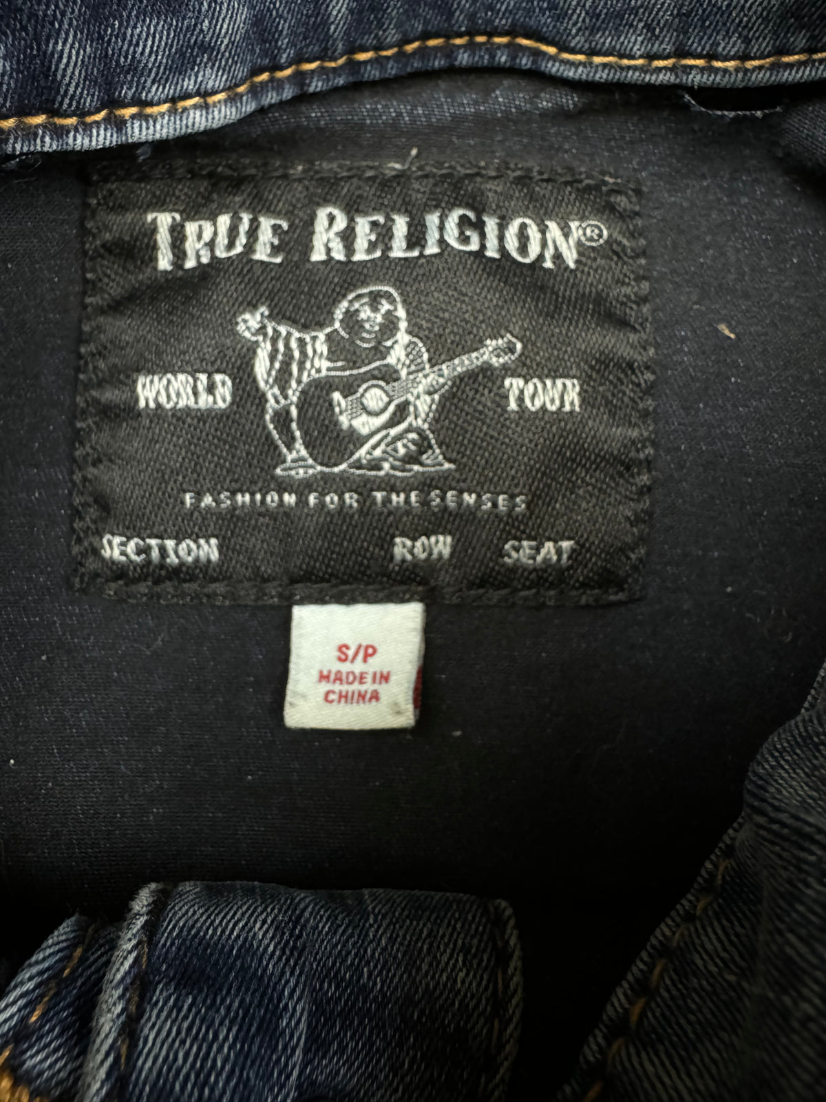 vintage True Religion jeansjacket {S}