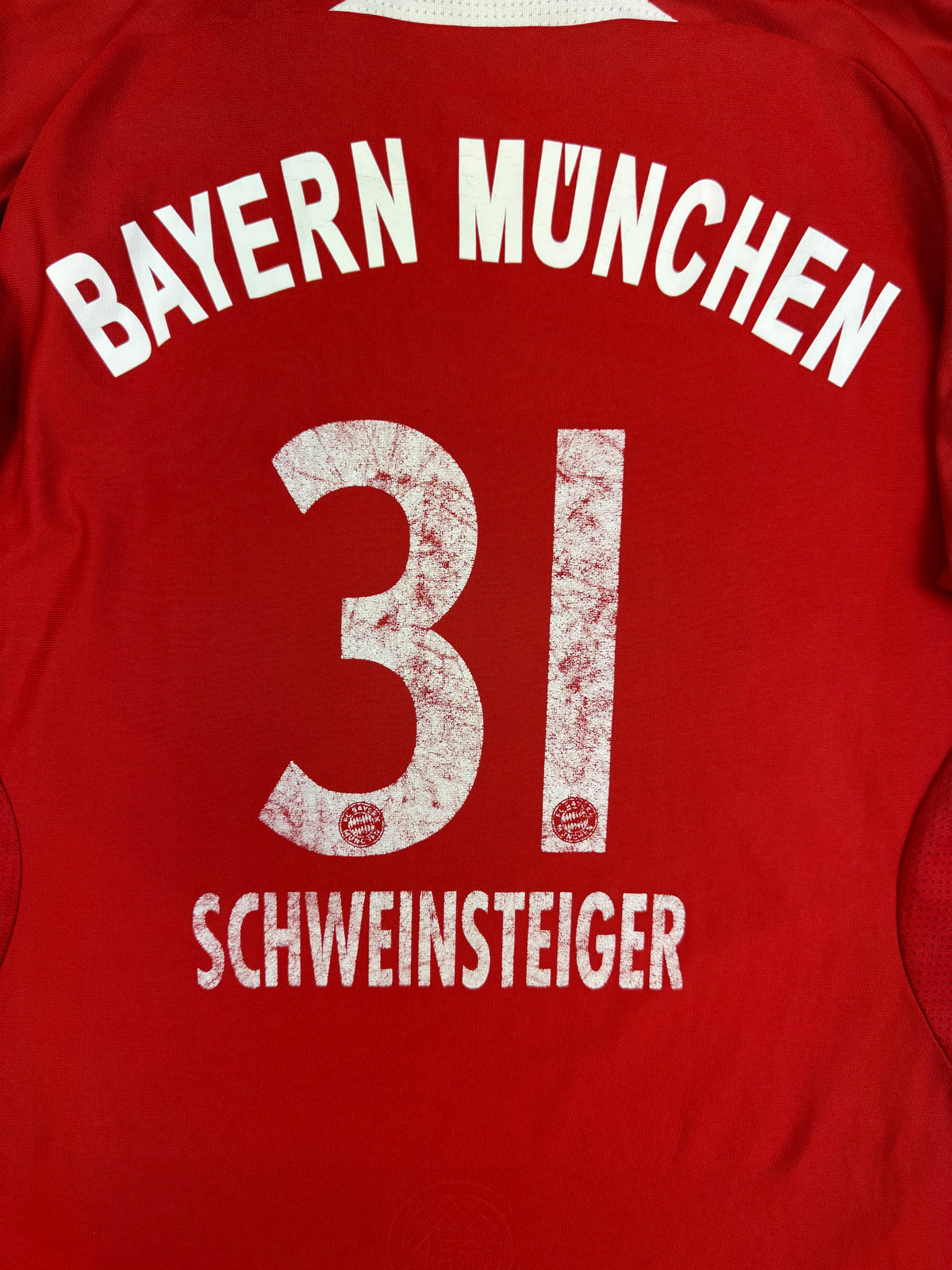 vintage Adidas Fc Bayern Munich SCHWEINSTEIGER31 home jersey {S}