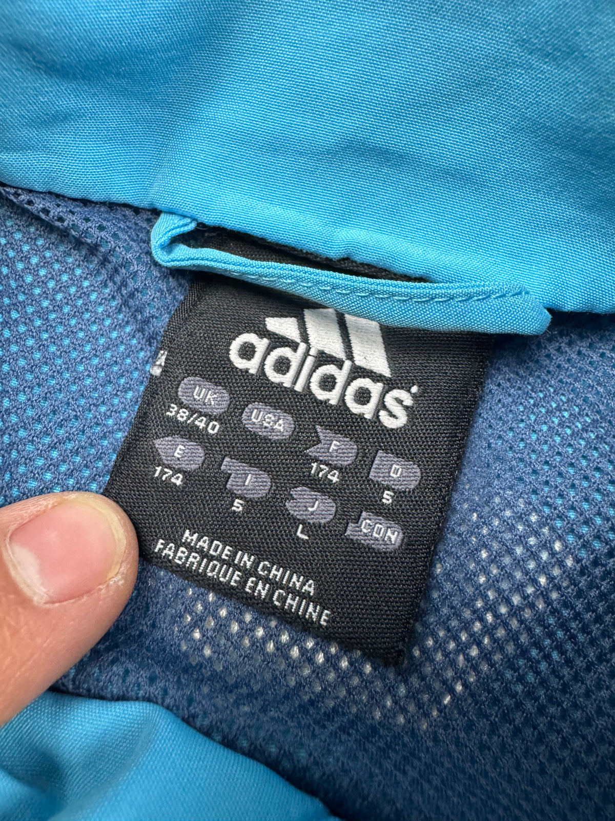vintage Adidas Olympique Marseille windbreaker {L}