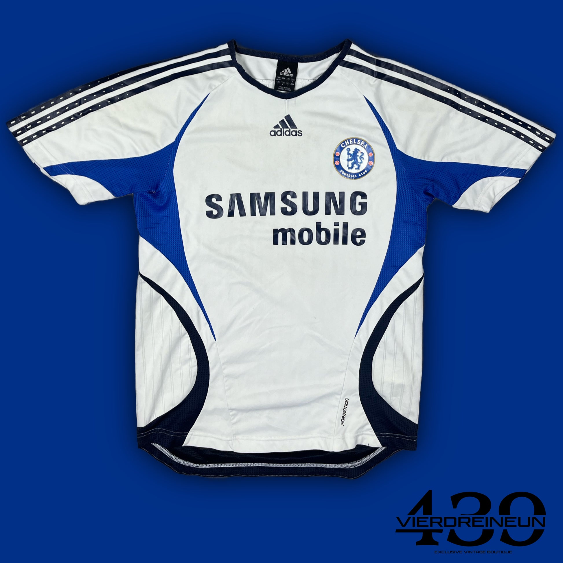 vintage Adidas Fc Chelsea trainingjersey {L}