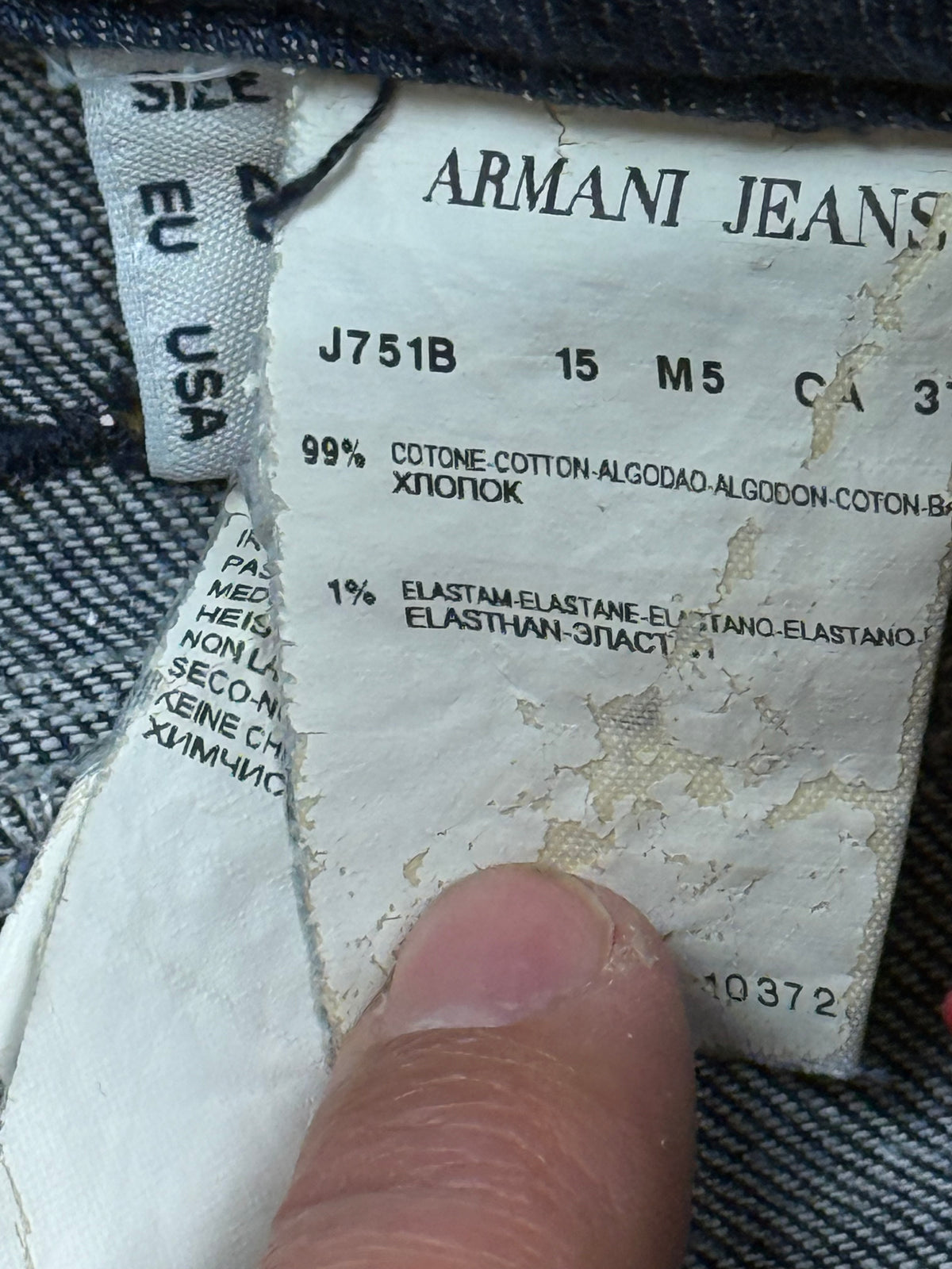 vintage Armani jeans