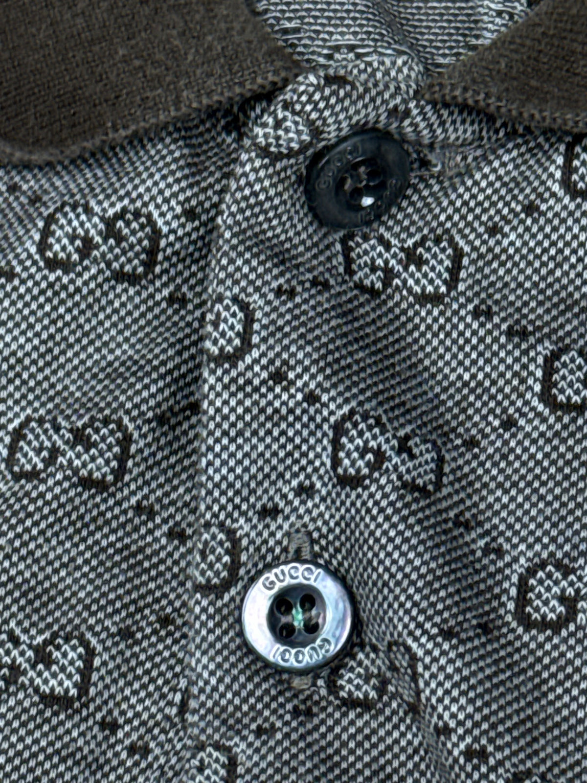 vintage Gucci monogram polo