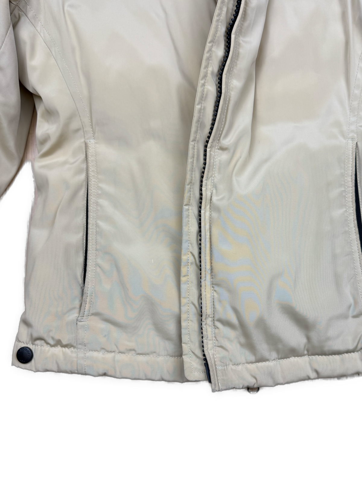 vintage Blauer winterjacket (real fur) {S}