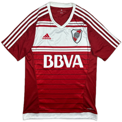 red Adidas Club Athletico River Plate home jersey {S}