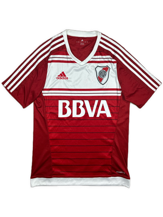 red Adidas Club Athletico River Plate home jersey {S}