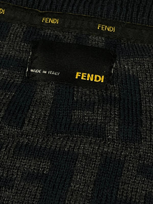 vintage Fendi monogram knittedsweater {S}