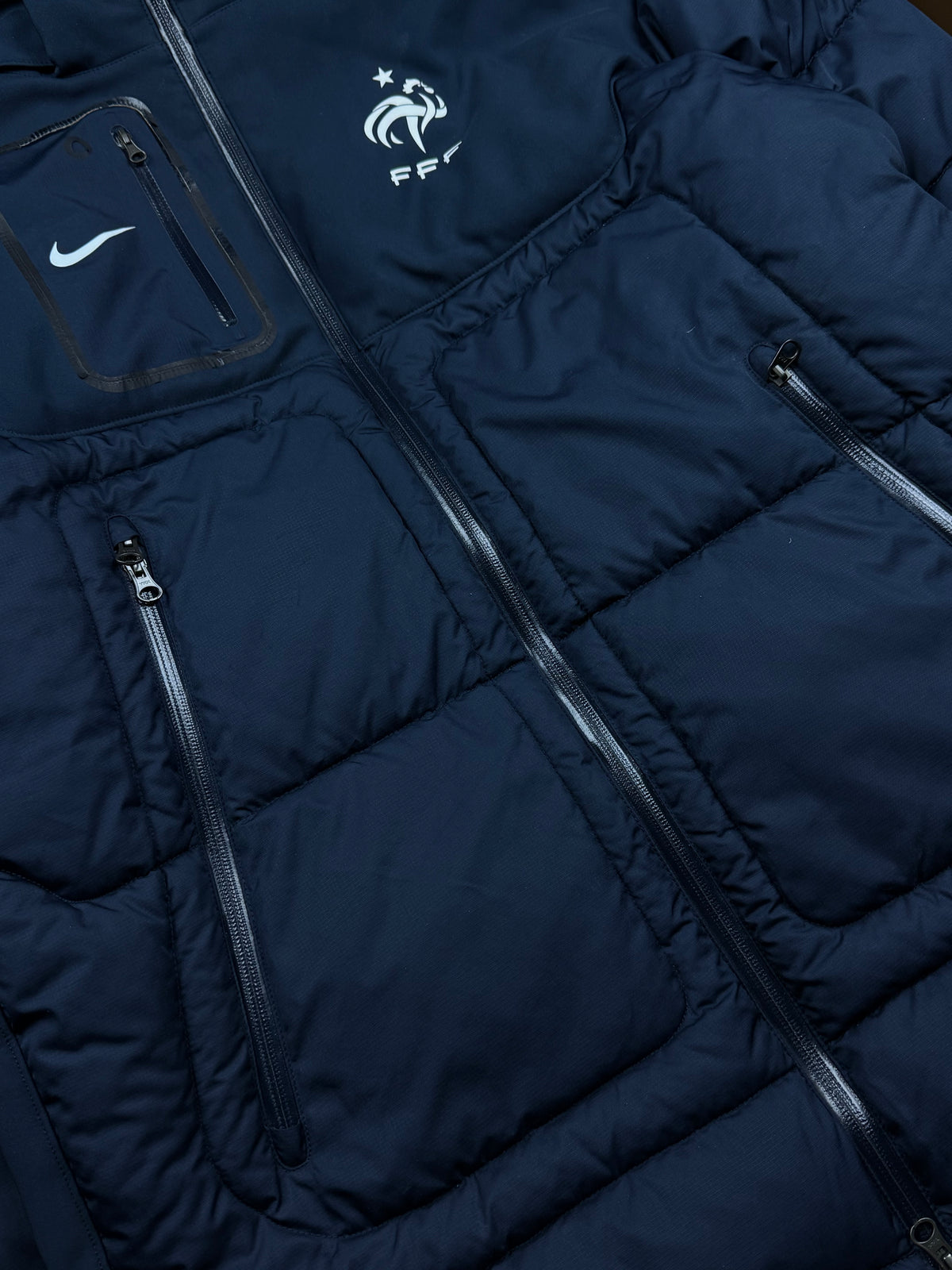 vintage navyblue Nike France winterjacket