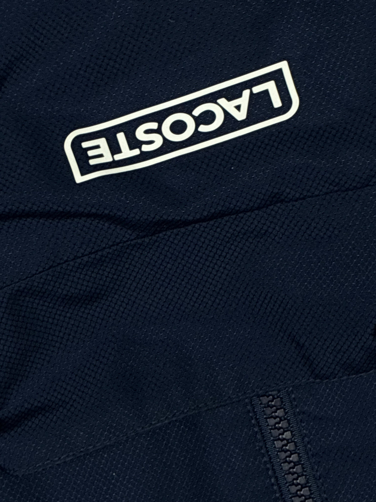 navyblue Lacoste windbreaker {S}