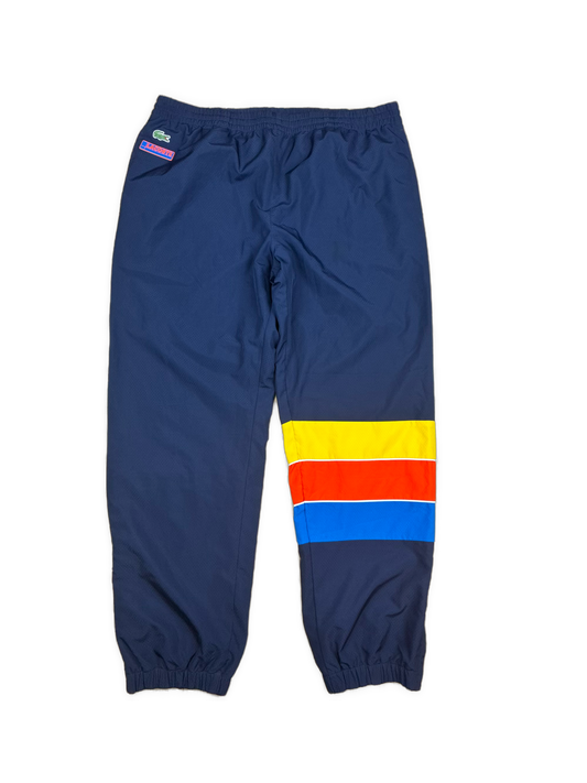 navyblue Lacoste trackpants {XL}