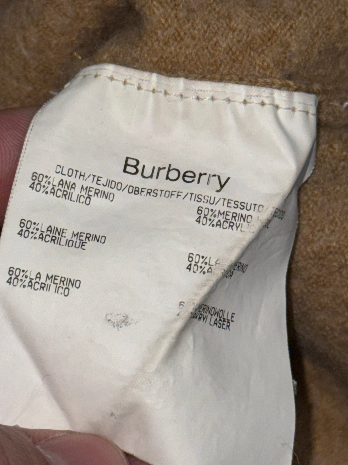 vintage Burberry knittedsweater {XS}