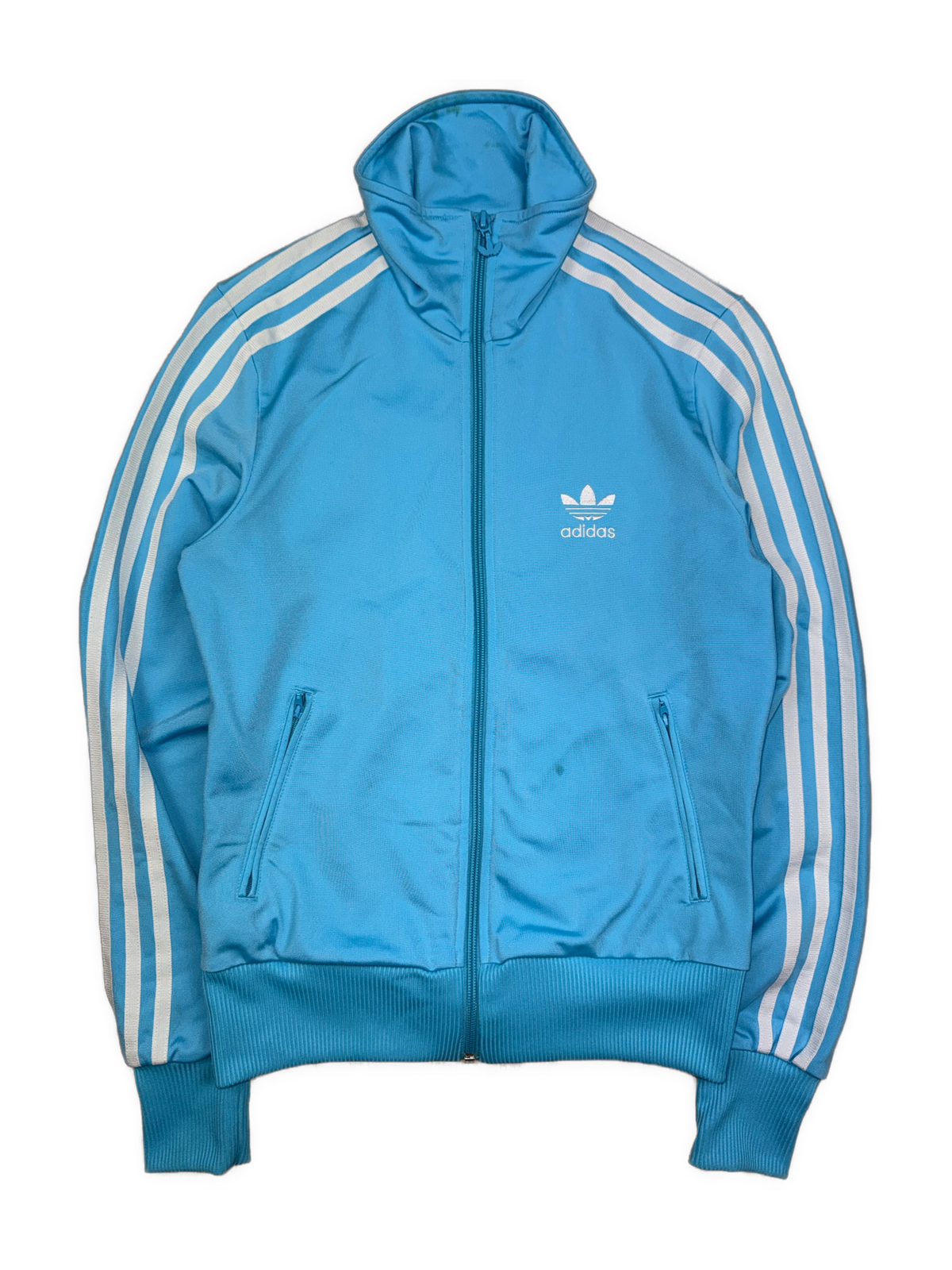 vintage babyblue Adidas trackjacket {S}