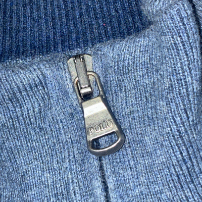 babyblue Polo Ralph Lauren quarterzip {XL}