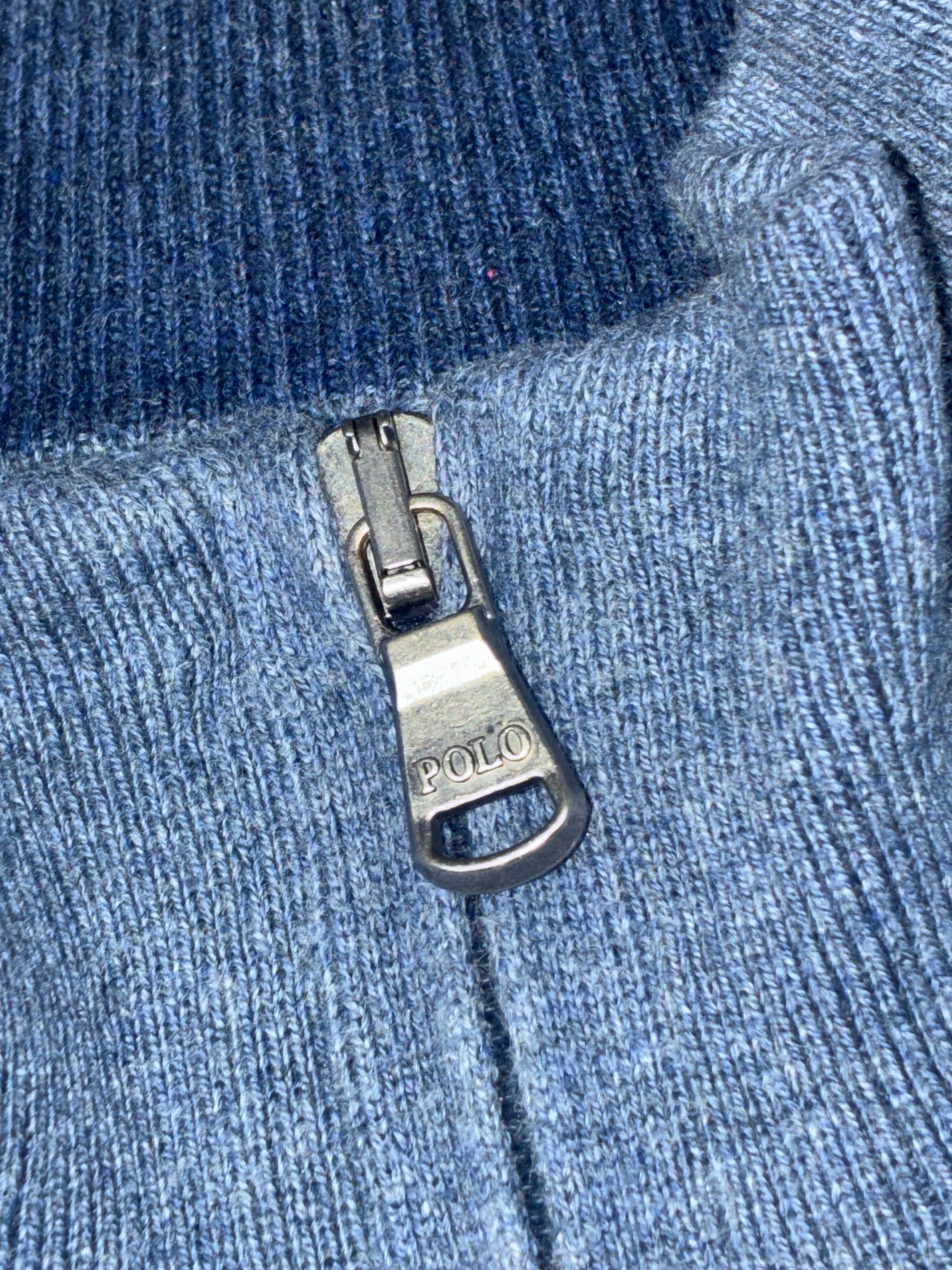 babyblue Polo Ralph Lauren quarterzip {XL}