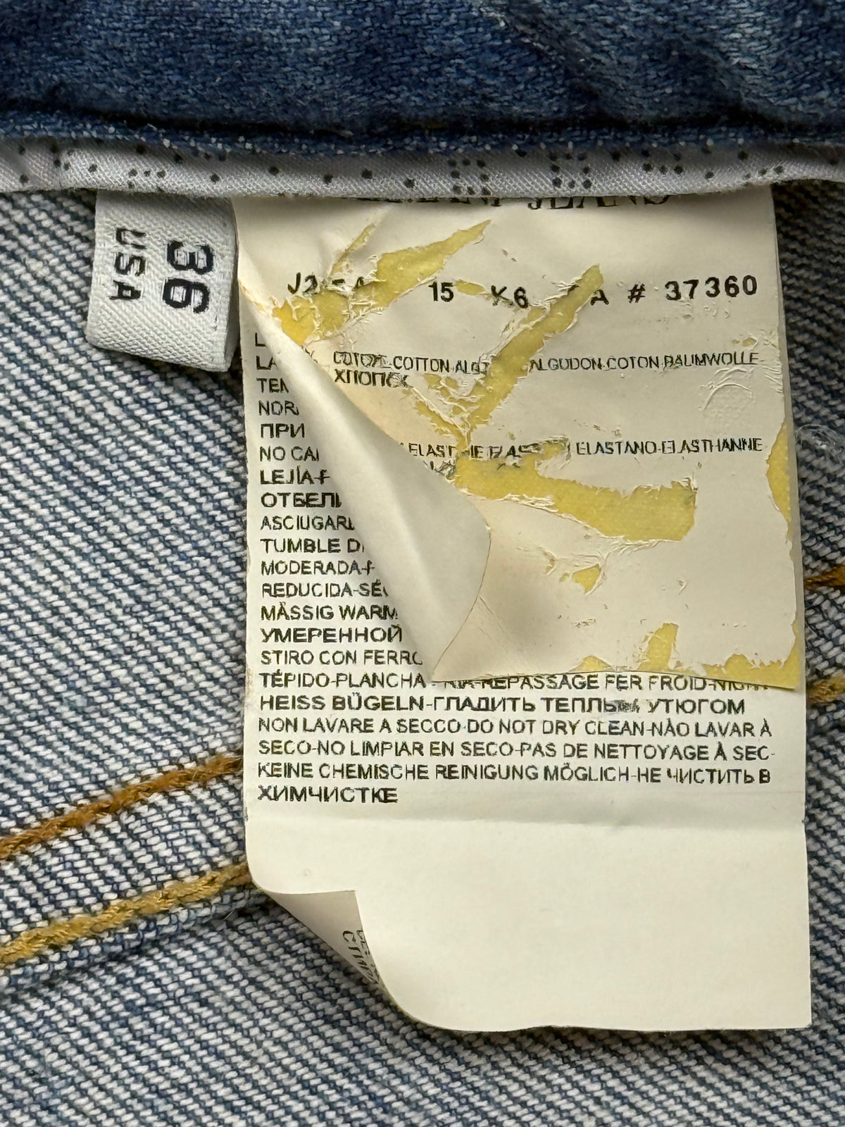 vintage Armani jeans