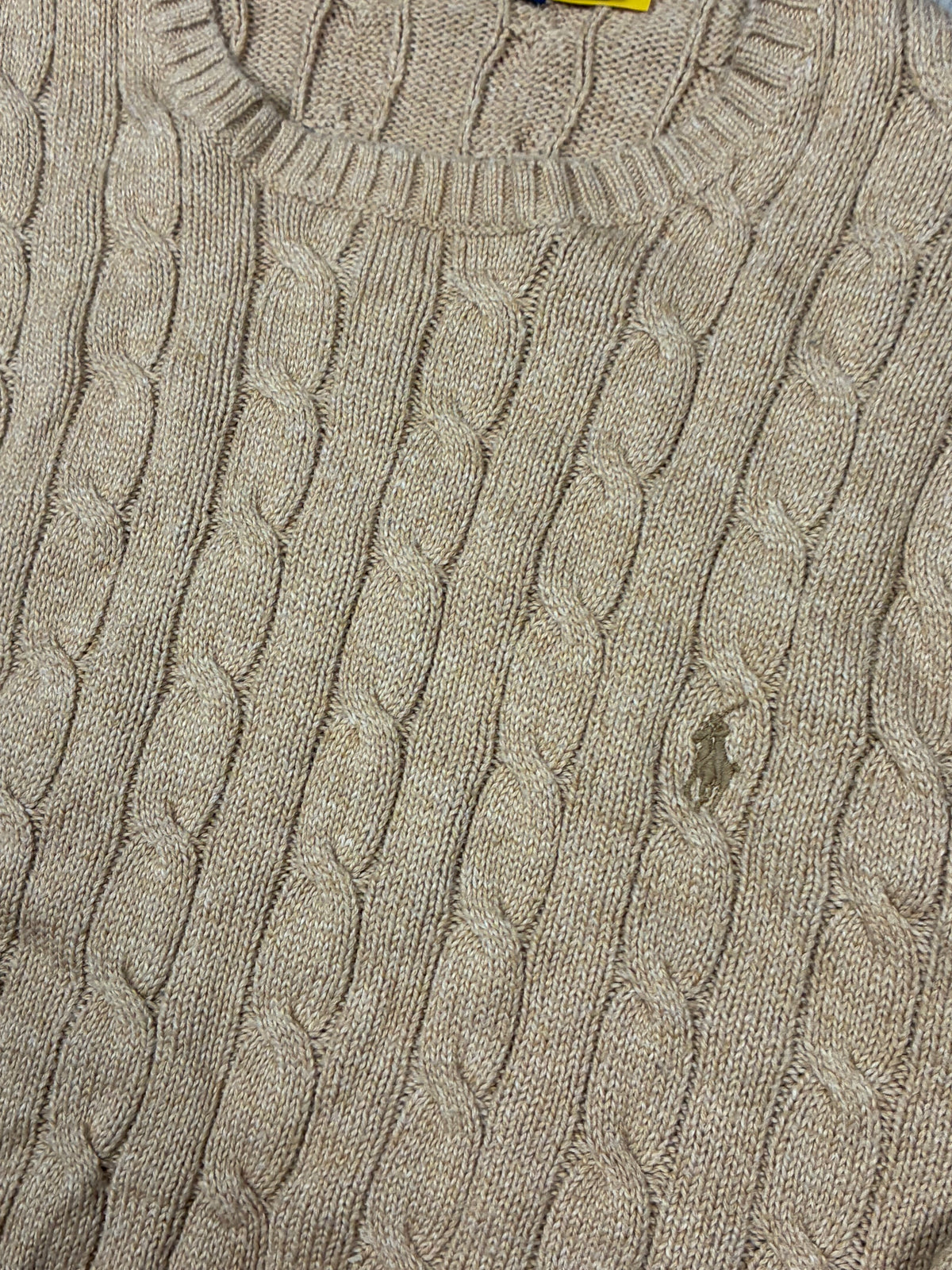 beige Polo Ralph Lauren knittedsweater {XXL}