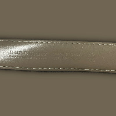 vintage Burberry belt