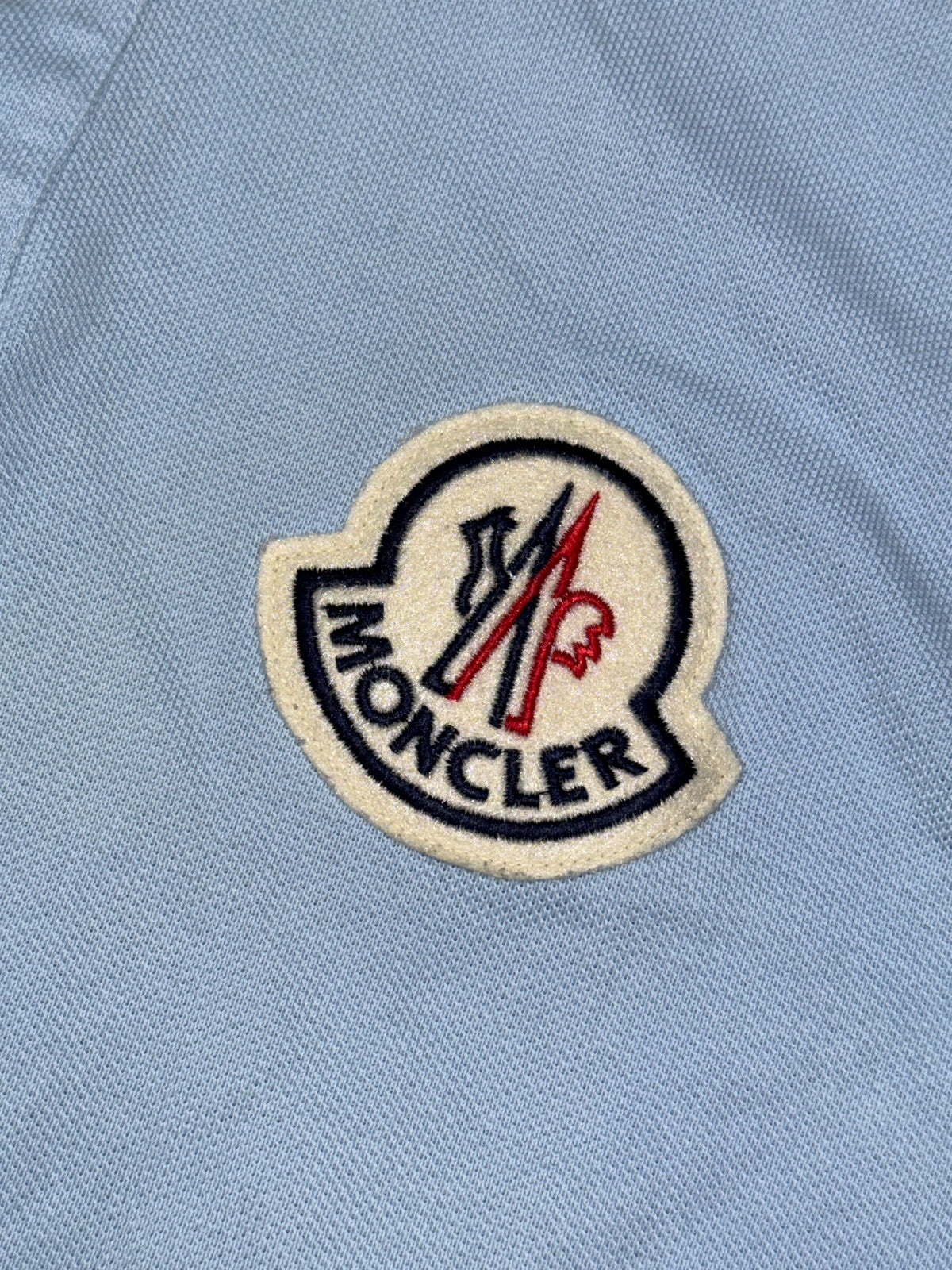 vintage babyblue Moncler polo {L}