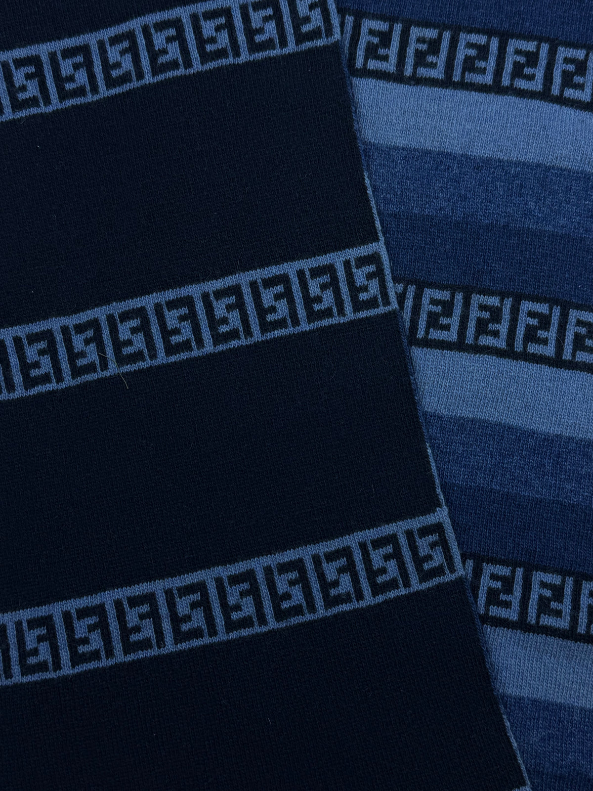 vintage navyblue Fendi scarf