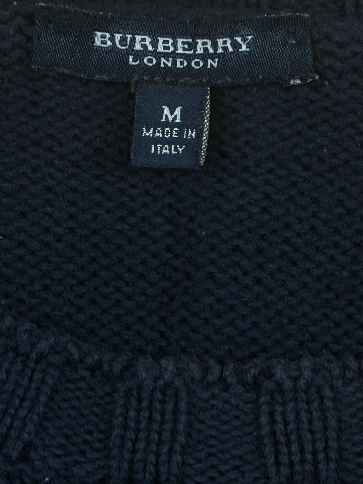 vintage Burberry knittedsweater {M}