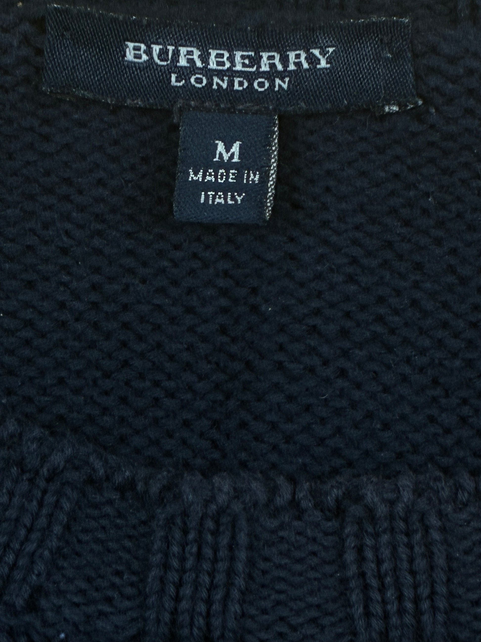 vintage Burberry knittedsweater {M}