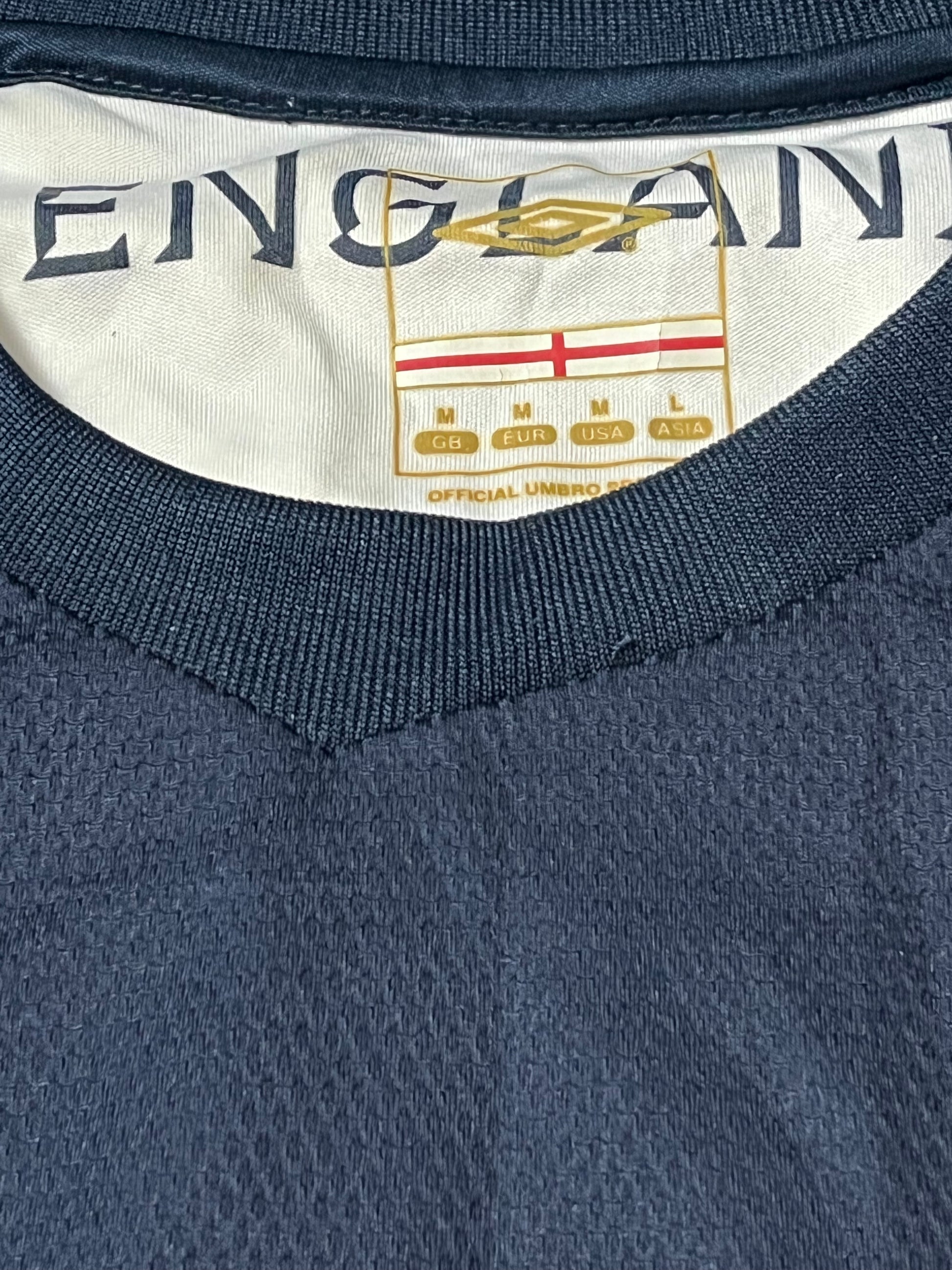 vintage Umbro England trainingsjersey {L}