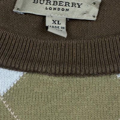 vintage Burberry knittedsweater {XL}