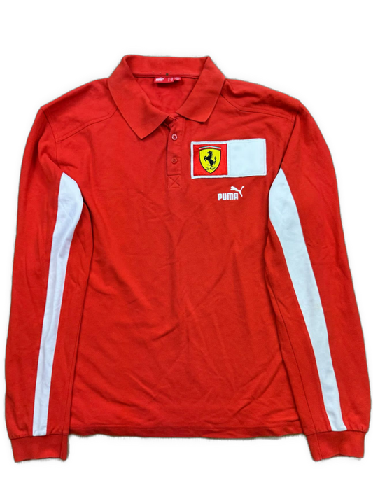 vintage Puma Ferrari polo long {XL}