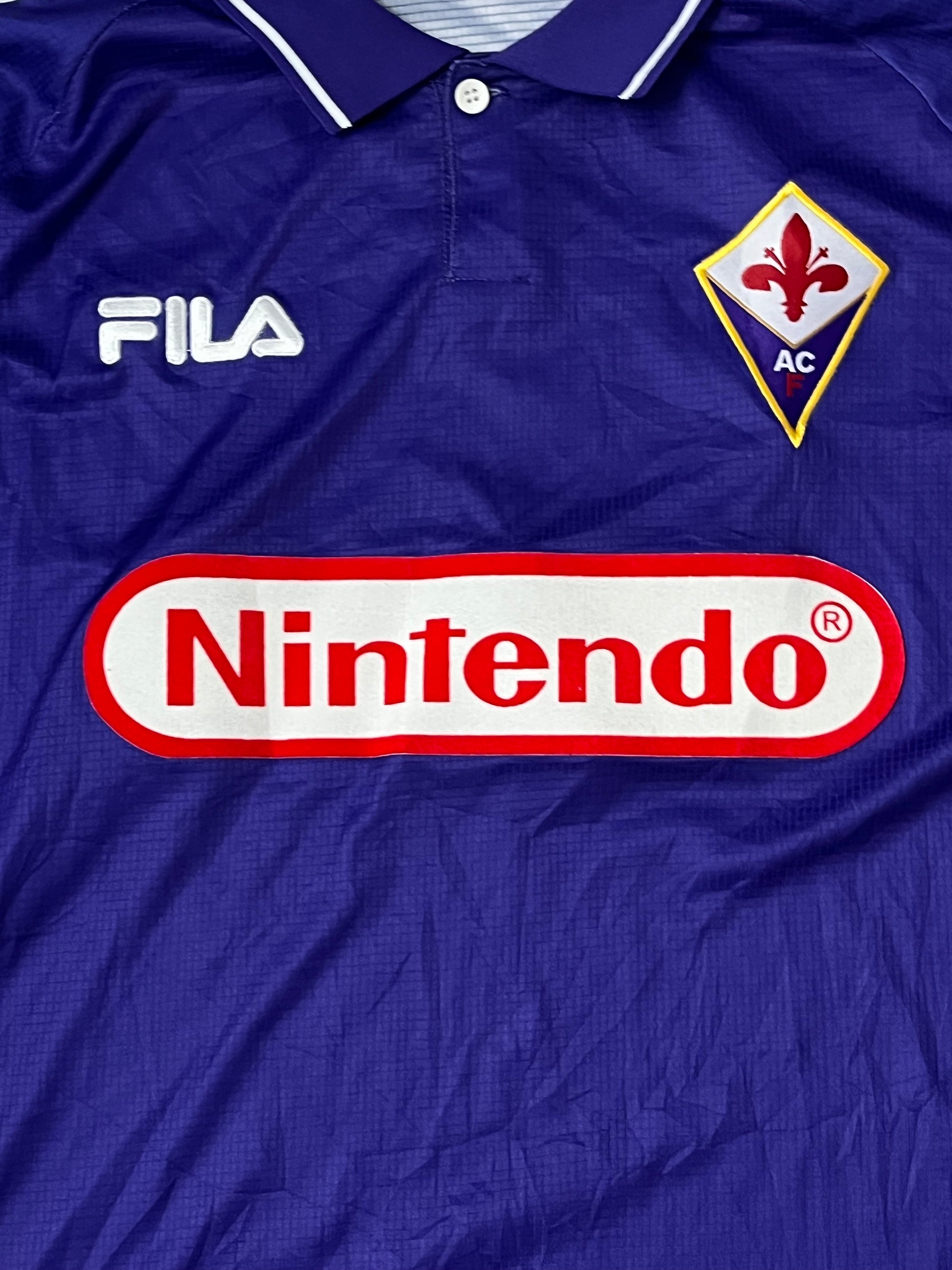 vintage Fila Ac Florenz NINTENDO jersey 1998-1999 {L}