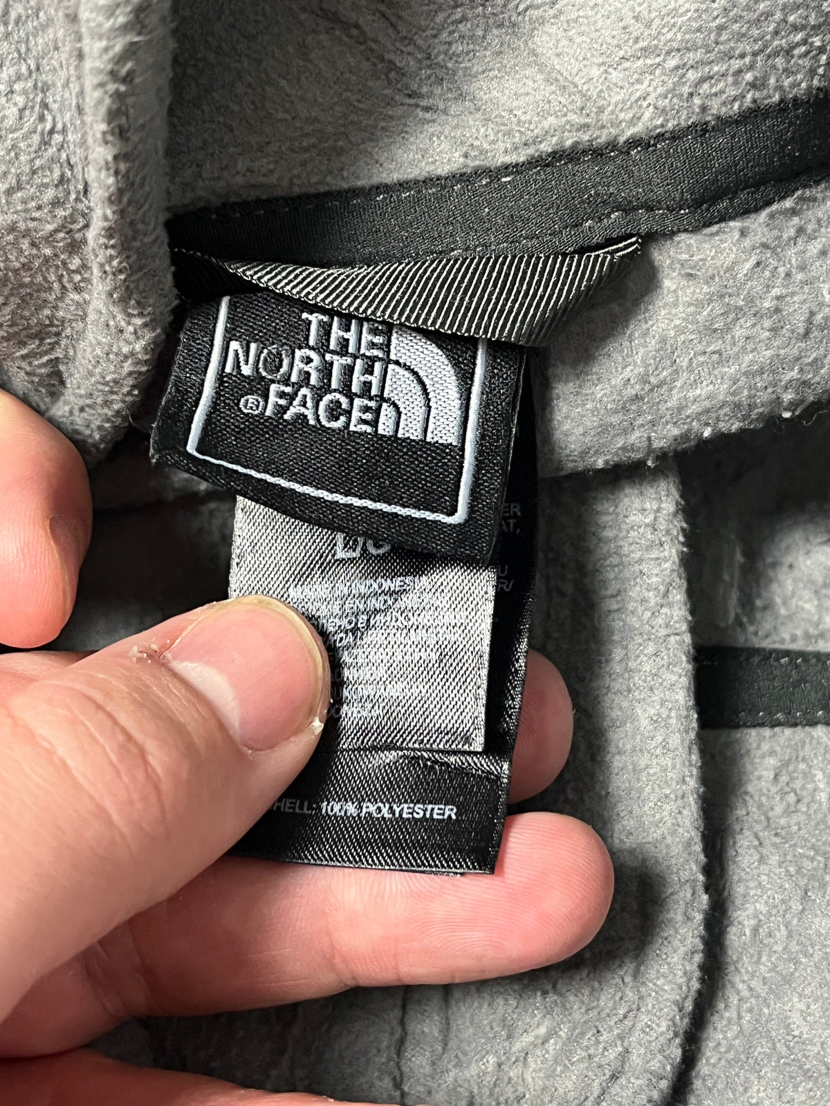 vintage North Face fleecejacket {L}