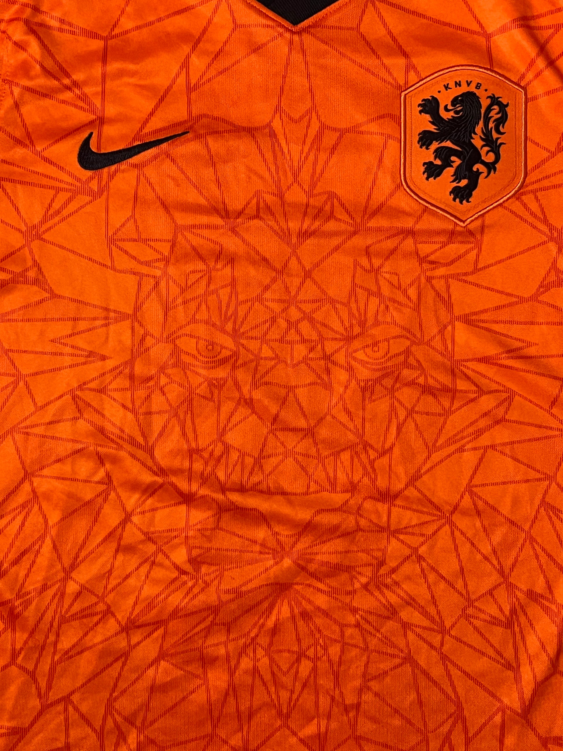 orange Nike Netherlands VIRGIL4 2020 home jersey {S}