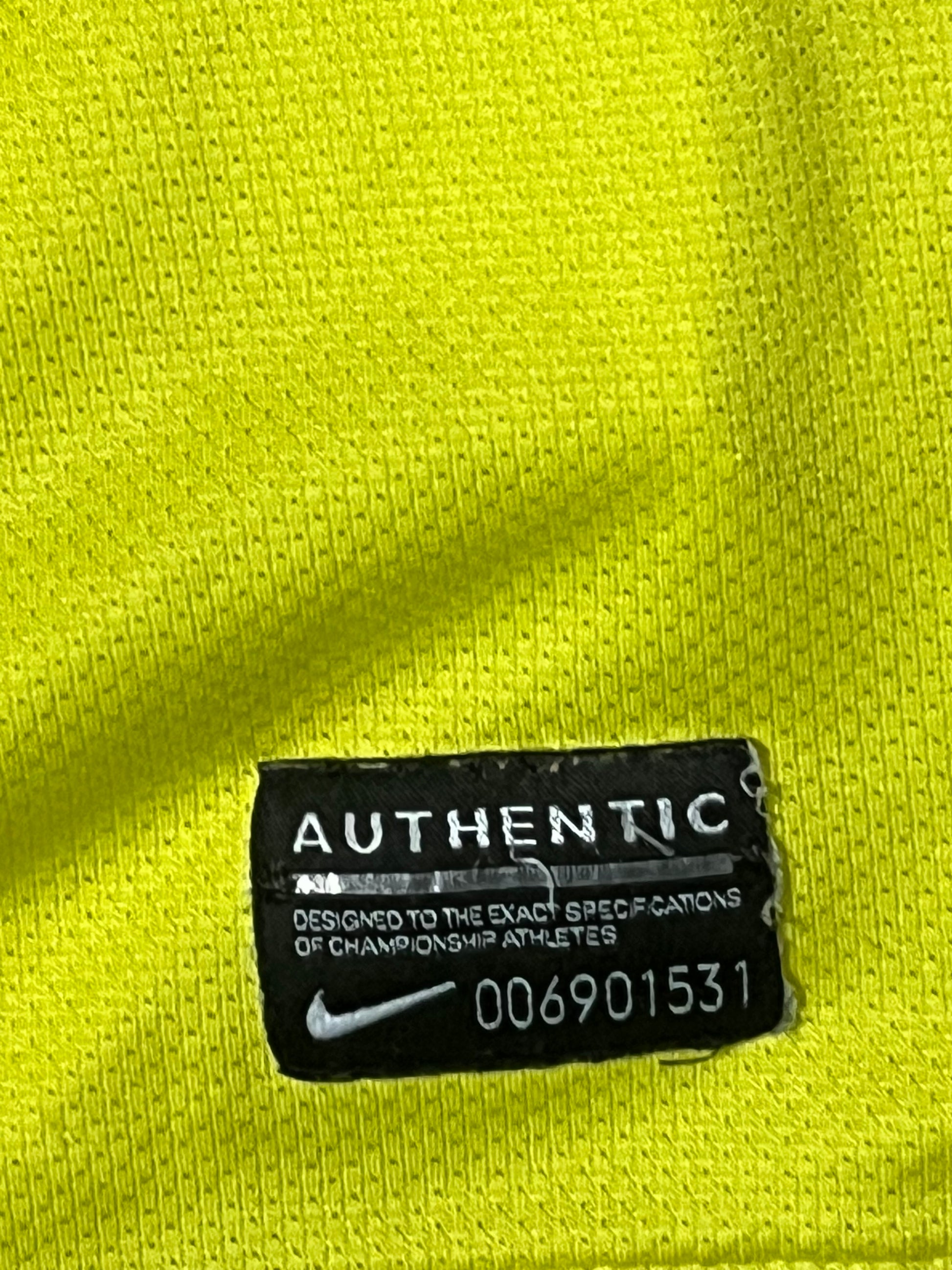 vintage Nike Manchester United 2010-2011 3rd Goalkeeper jersey {XS}