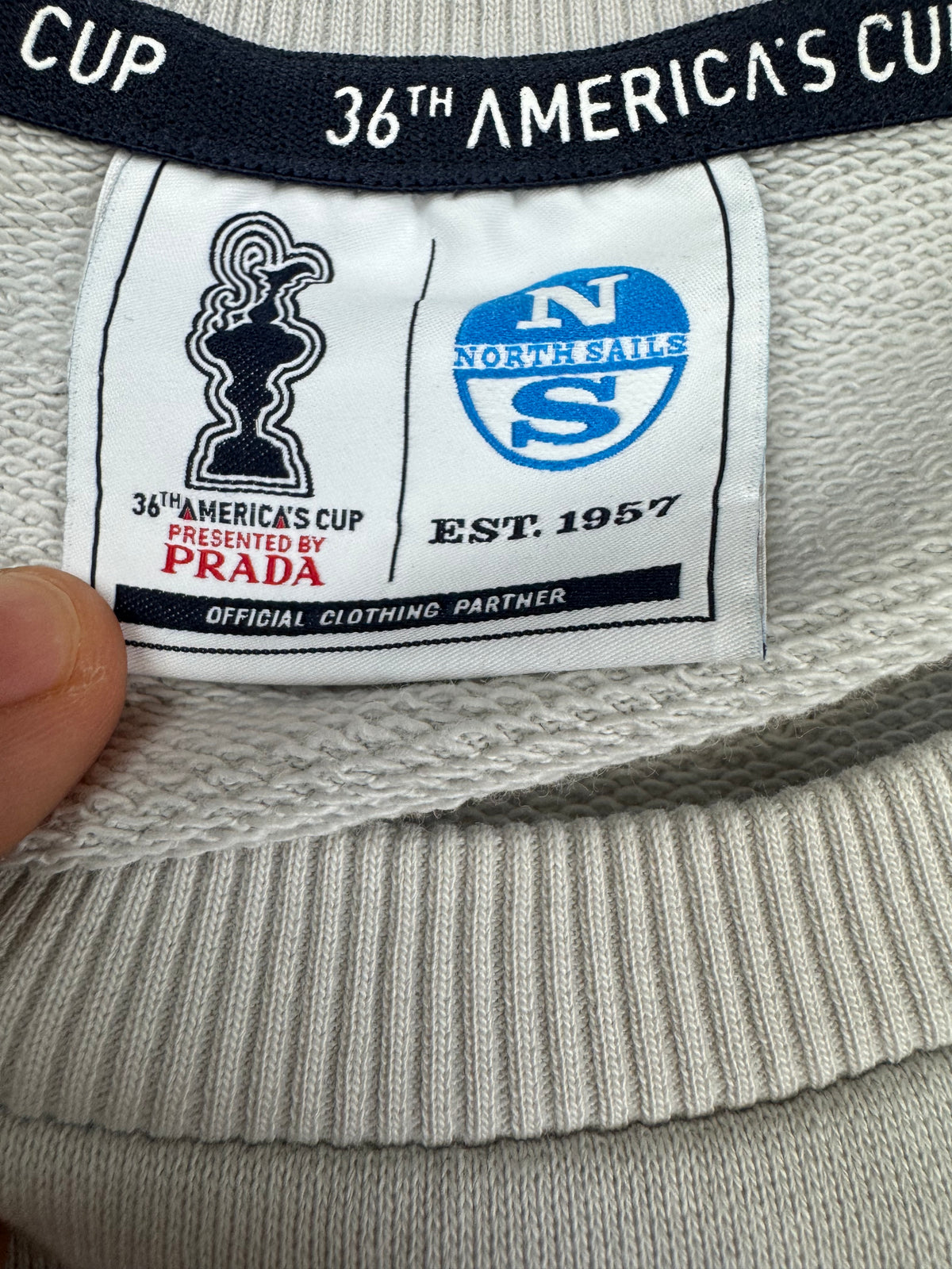 vintage Prada Americas Cup X North Sails sweater {XL}