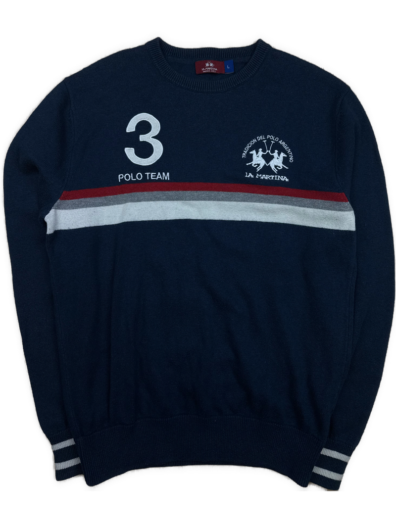 vintage La Martina knittedsweater {L}