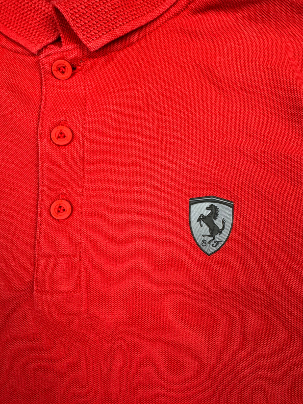 vintage Puma Ferrari polo {L}