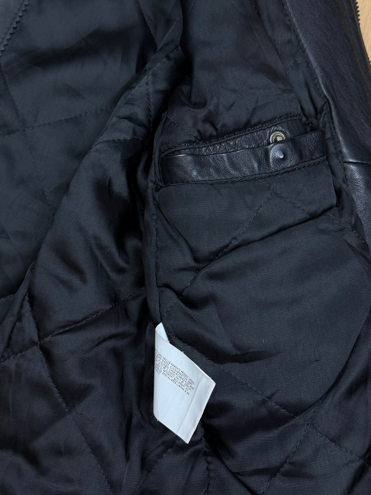 vintage Armani Jeans leatherjacket {L}