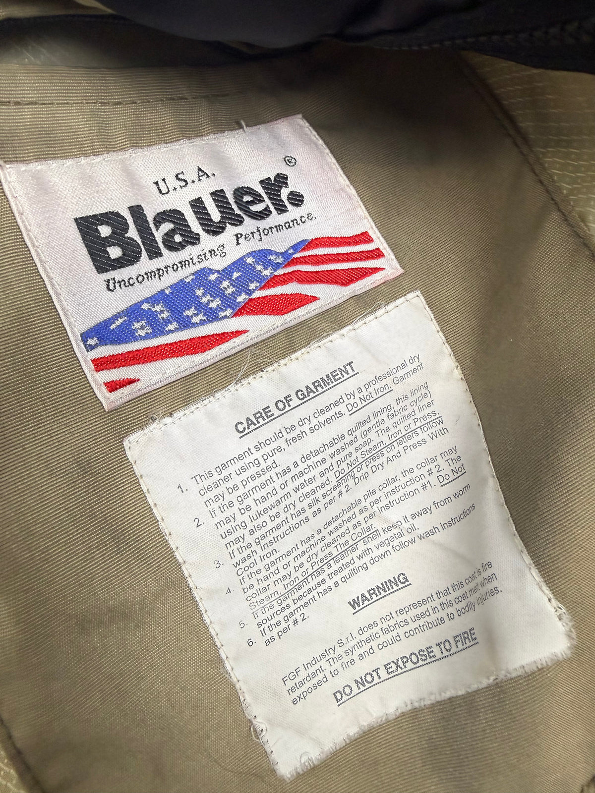 vintage Blauer winterjacket {XL}