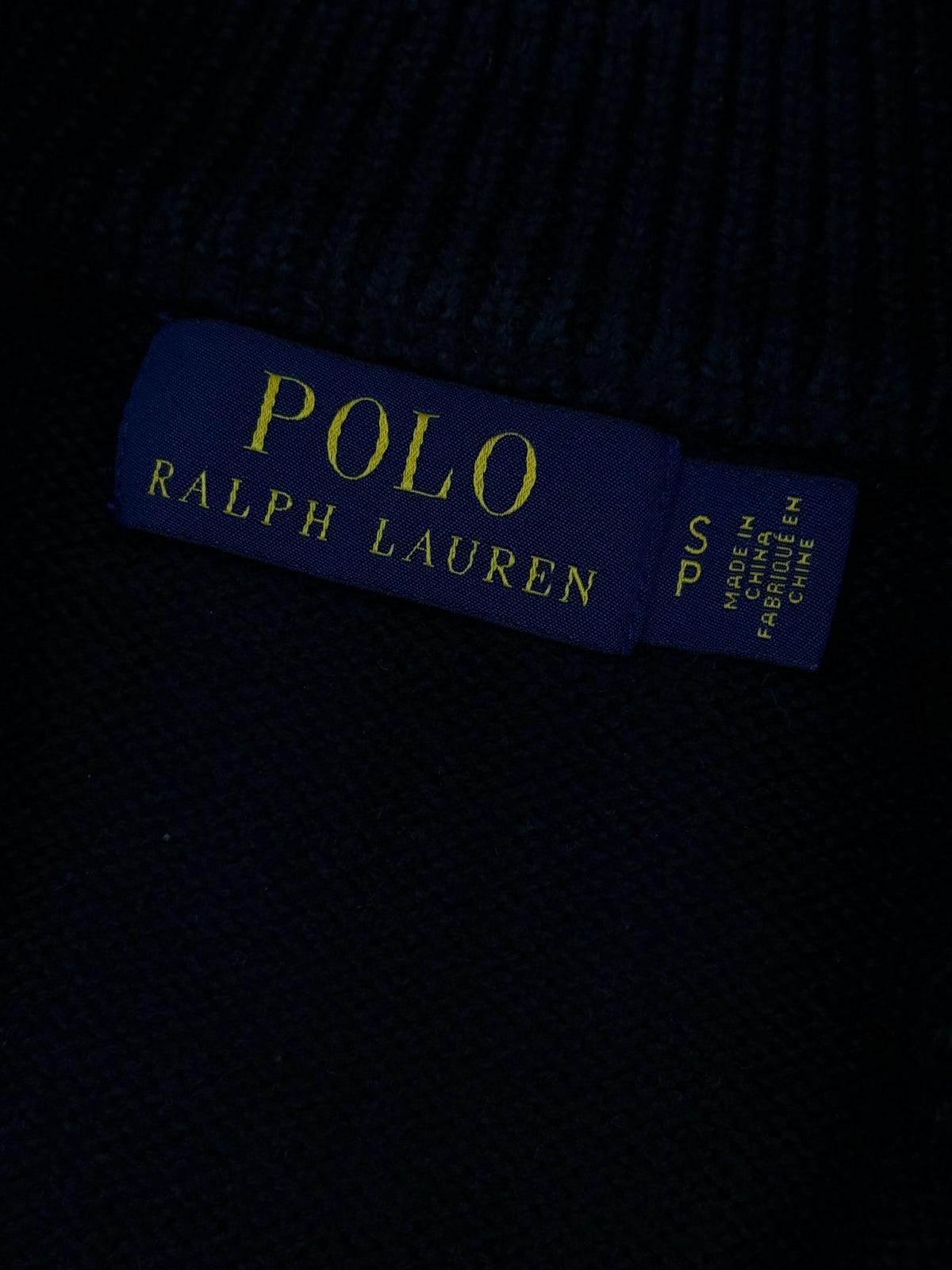 vintage Polo Ralph Lauren quarterzip {S}