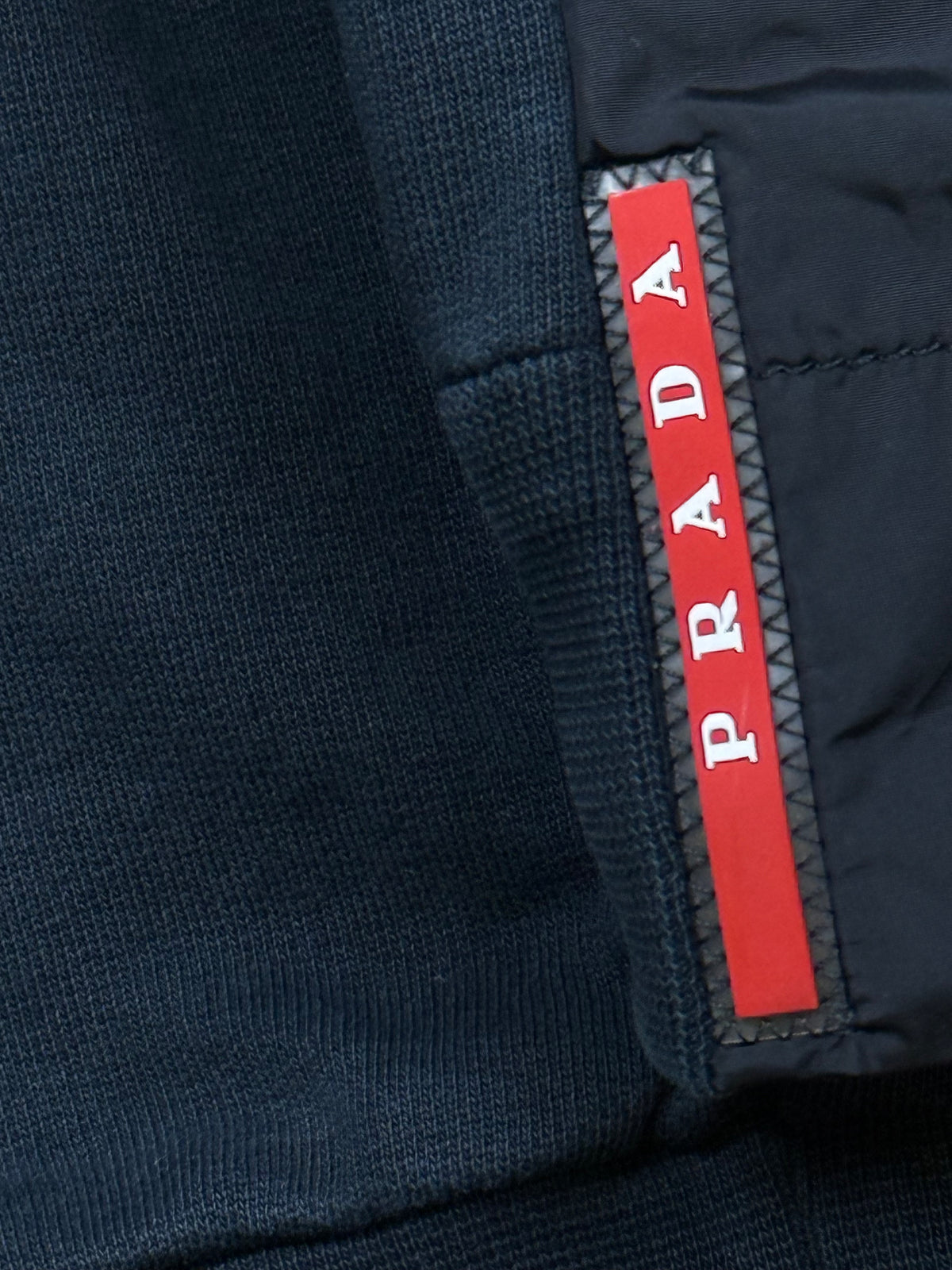 vintage Prada hybrid sweatjacket