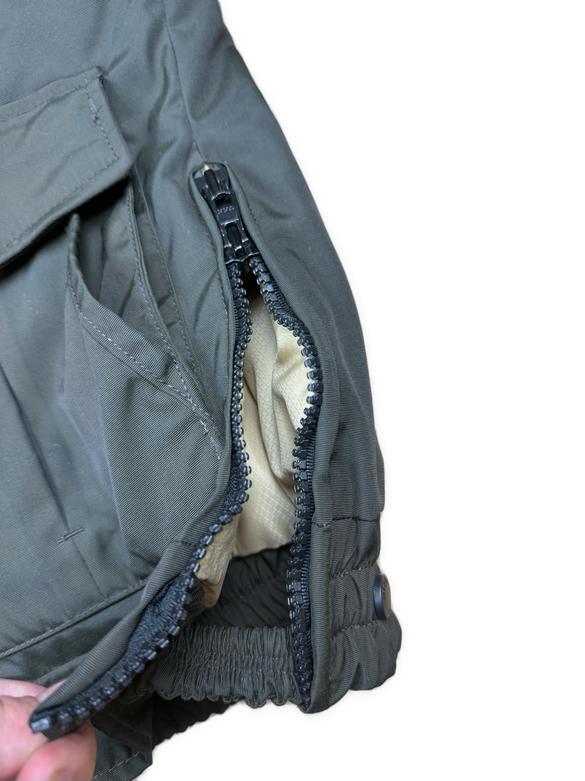 vintage Blauer winterjacket (real fur) {M}