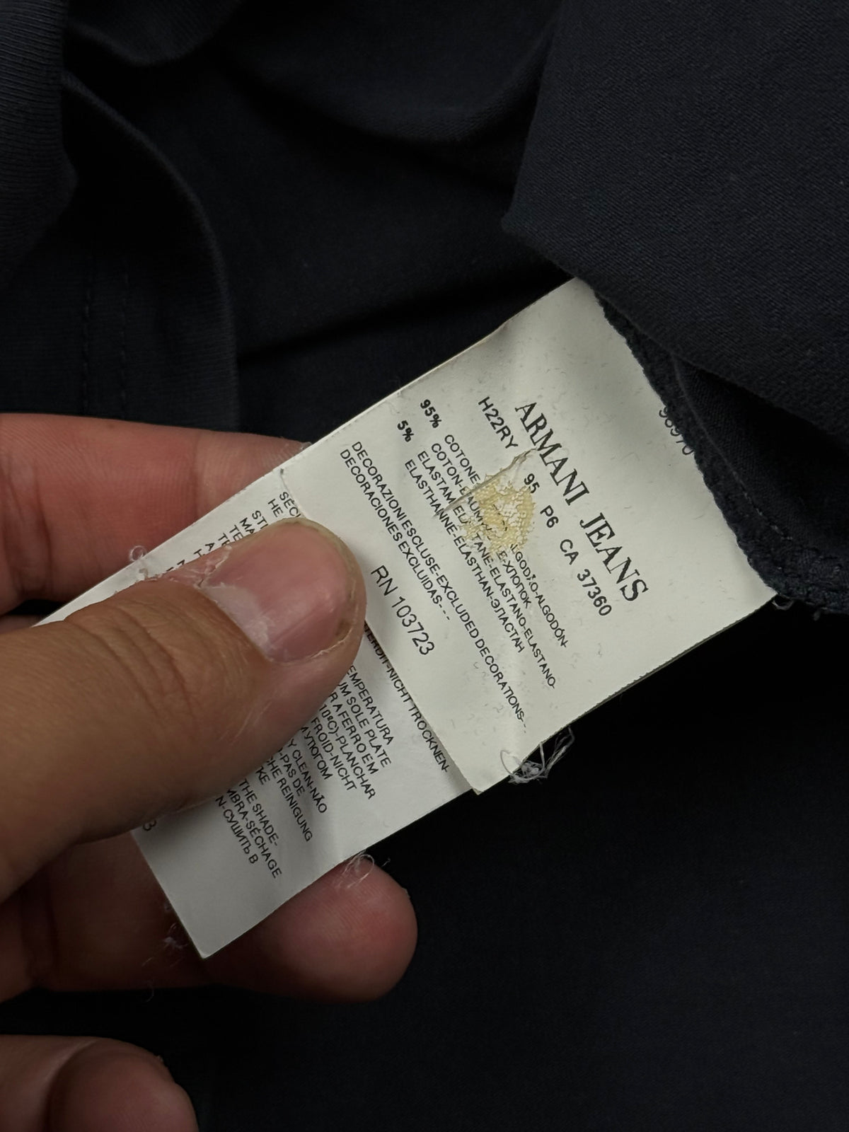 vintage Armani Jeans t-shirt