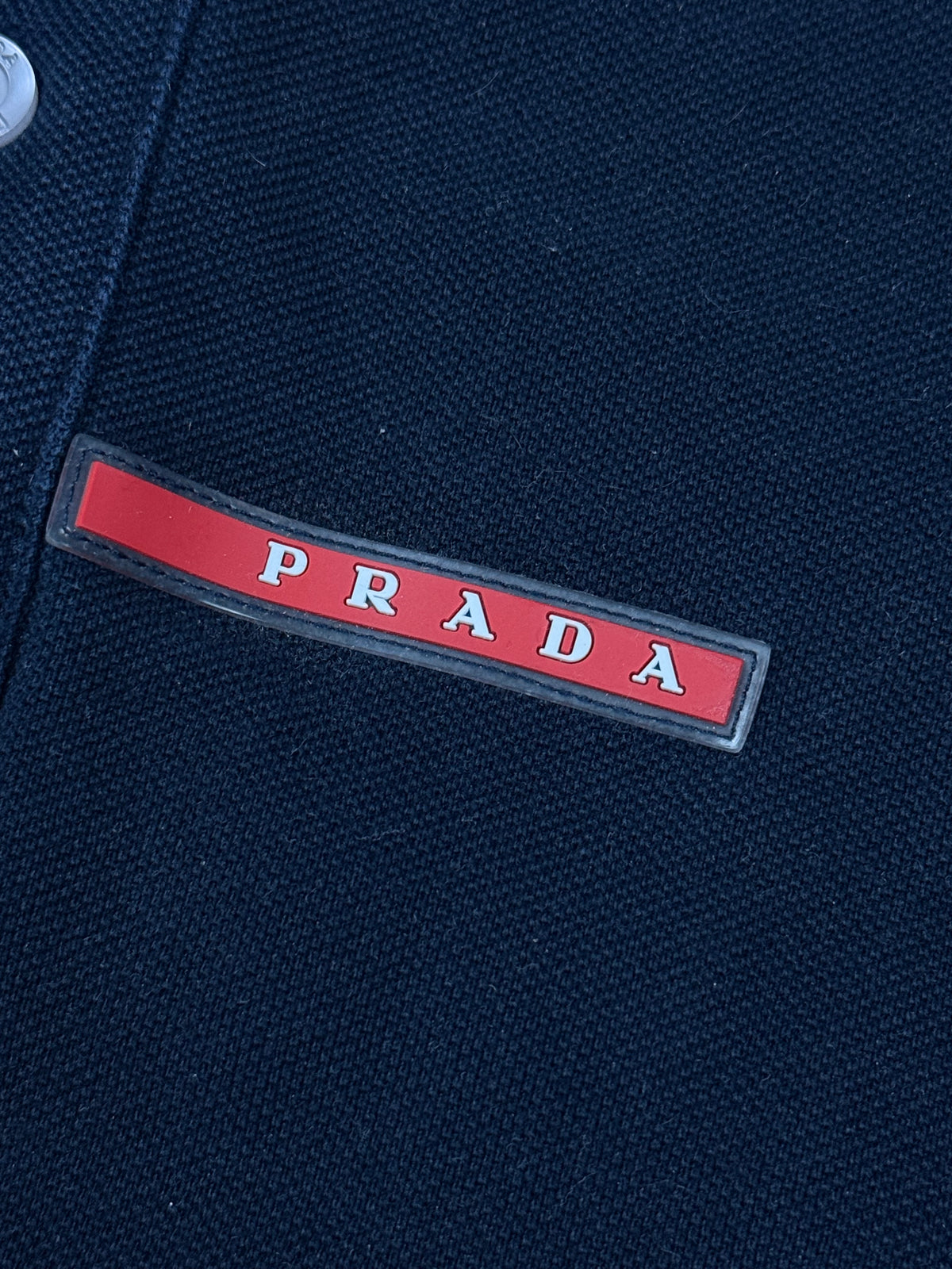 navyblue Prada polo {S}