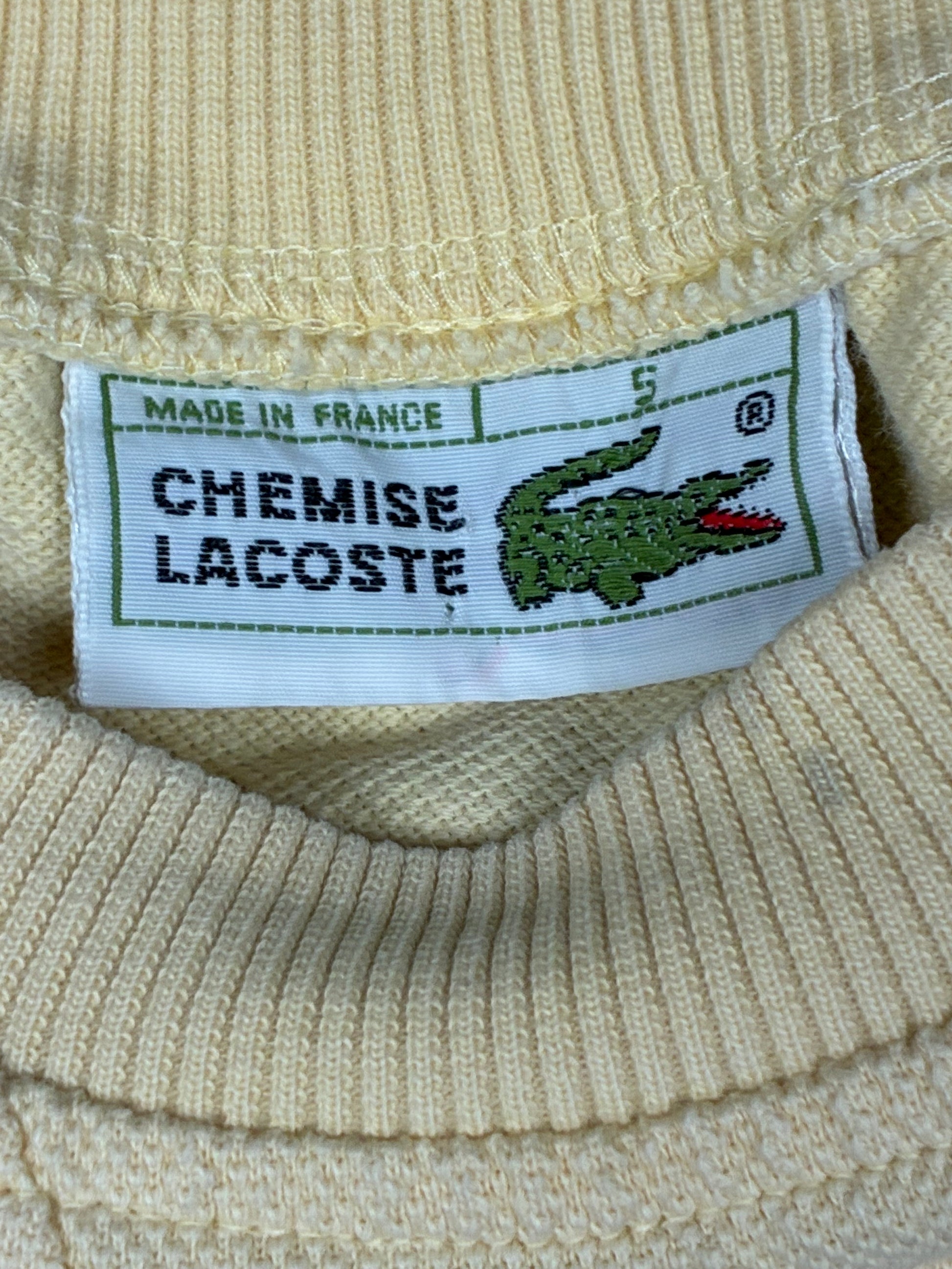 vintage beige Lacoste sweater {L}