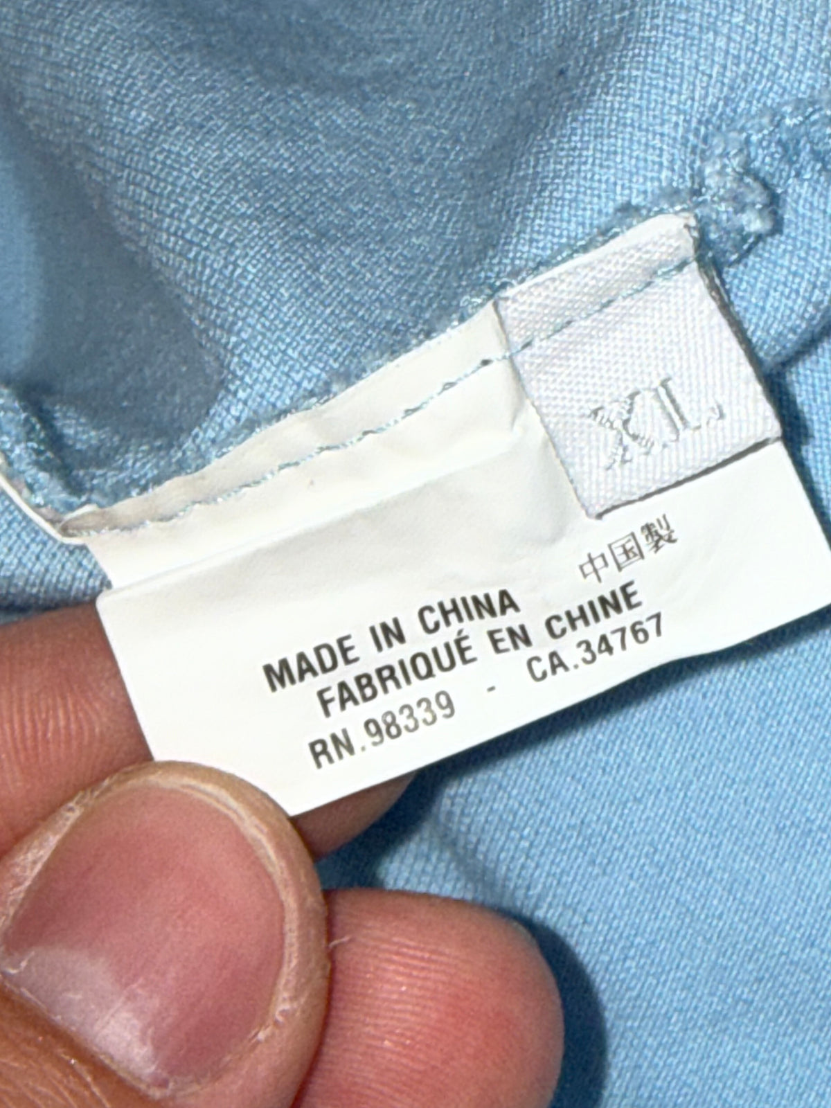 vintage babyblue Prada Luna Rossa polo {XS}